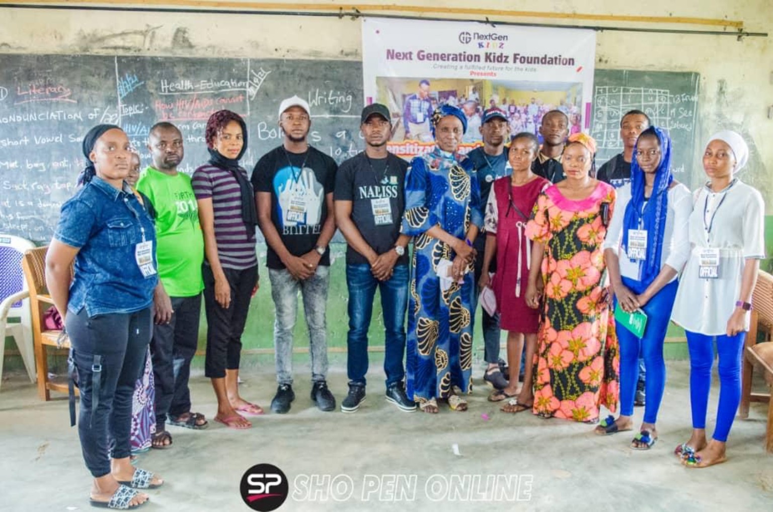 Group photograph after a community programme